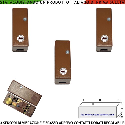 Rilevatori scasso adesivi pz - adesivi, 3