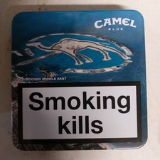 Porta sigarette in metallo vintage Camel Discovery Midle Esat