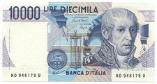 10000 LIRE BANCA D'ITALIA