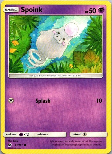 Spoink 111 common crimson - 41/111,