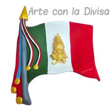 Bandiera Italiana con fiamma