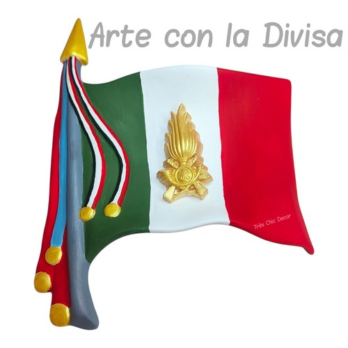 Bandiera italiana con - con, fiamma
