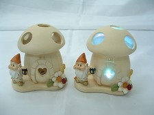 FUNGO PORTAFORTUNA LUCE COLORATA 9 CM BOMBONIERE FATINE COMPLEANNO IDEE REGALO 