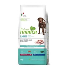 Natural Trainer Light in Fat con Tacchino Kg 12 - Crocchette per Cani Adulti
