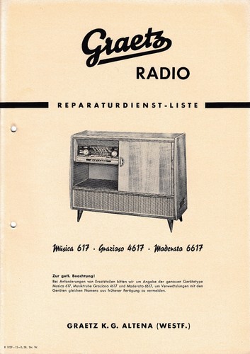 Manuale servizio per graetz - di,