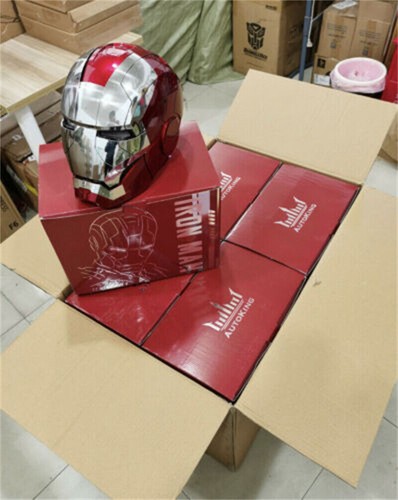 Casco autoking iron man mk5 - iron,