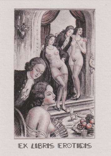 Libris bookplate erotico n - libris,