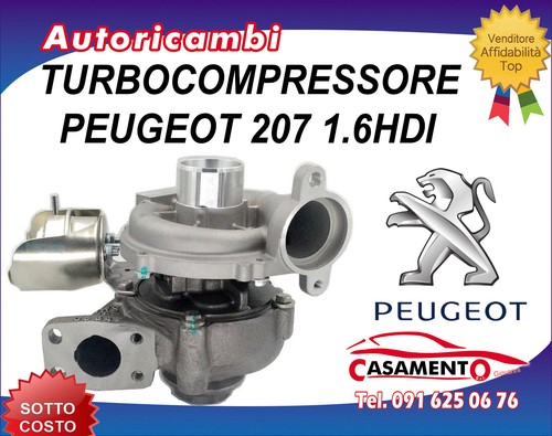 Turbocompressore peugeot 207 - turbocompressore,