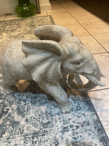 Elefante art deco smaltato - elefante,