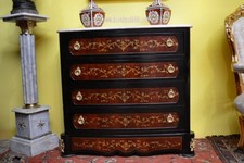 Comò ebanizzato quattro cassetti stile Napoleone III