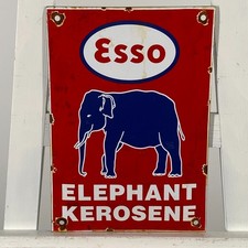 Insegna smaltata Esso - 30x20