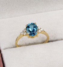 Naturale Topazio Blu