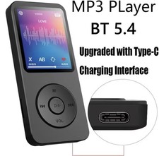 LETTORE MP3/MP4 MUSICALE CON SCHERMO DIGITALE LCD MINI CLIP  128GB BLUETOOTH 
