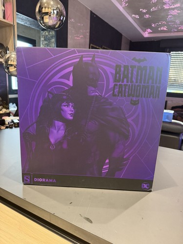 Statua batman catwoman - batman, diorama