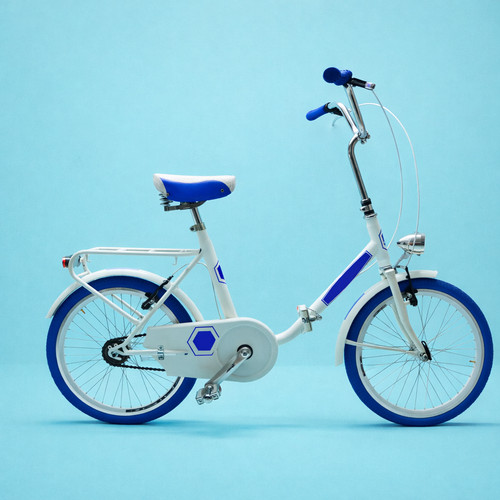 Bici pieghevole bianca - bici, 20”