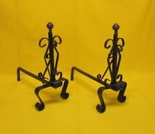 ✅ ANTICA COPPIA DI ALARI PER