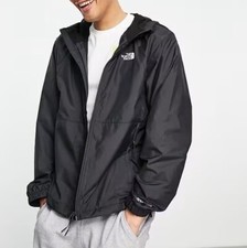 Giacca uomo The North Face Hydrenaline leggera a vento TNF nera tasche zip