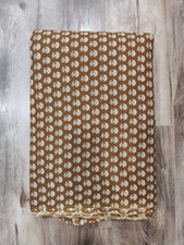 Tessuto stampa blocco mano 25 iarde fatto a mano cotone indiano naturale stampa sanganeri