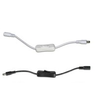 Interruttore Per Strip Striscia Led Connettore Dc 12v-24v 12a Pulsante S-12v-02