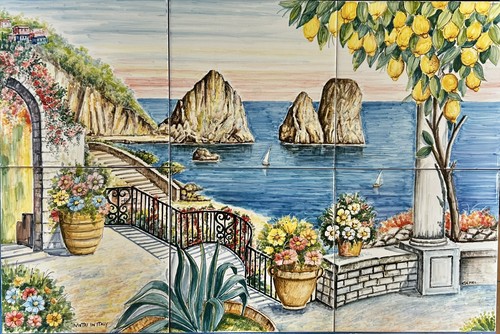 Ceramica vietri pannello - ceramica,