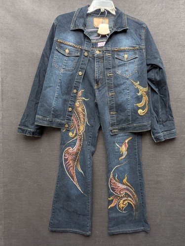 Jeans giacca y2k sassy thai - y2k,
