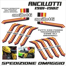 Adesivi per moto ANCILLOTTI  50-80-125-250  1981-1982