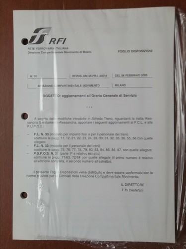 Ferrovie agg orario generale - ferrovie,