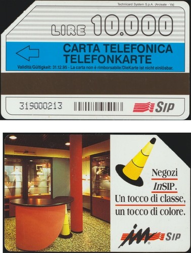 Scheda telefonica 10000 - scheda,