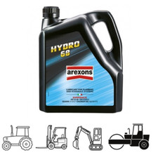 Olio Lubrificante Idraulico Arexons HYDRO 68 Per impianti idraulici 4 Litri