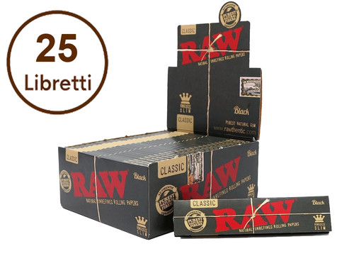 Cartine raw nere - nere, size