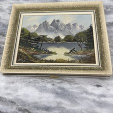 Dipinto olio antico artista