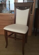 SEDIA IN LEGNO IMBOTTITA