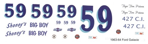 Decalcomanie scivolo - #59,
