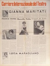 Corriere Internazionale del Teatro N. 15 - 1960 Gianna Maritati
