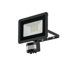 Faro led da esterni con sensore di movimento Livarno grigio scuro 4000k luce bia