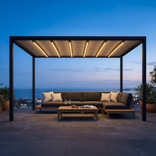 Pergola retrattile motorizzata - pergola,