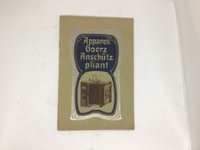 Catalogue appareil photo Goerz