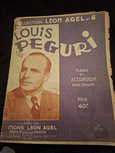 Partition louis peguri piano - peguri,