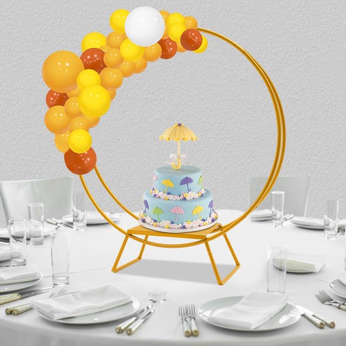 Porta torta dorato matrimonio