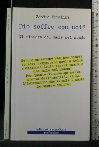 Dio soffre con noi sandro - dio,