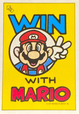 Super mario topps - super, 1990