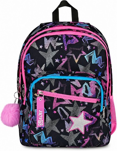 Zaino scuola doppio scomparto - doppio,
