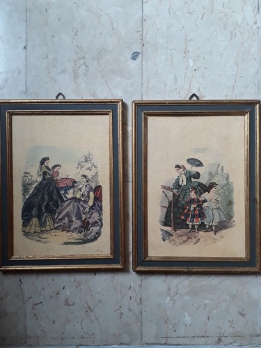Quadro stampe antiche legno - stampe,