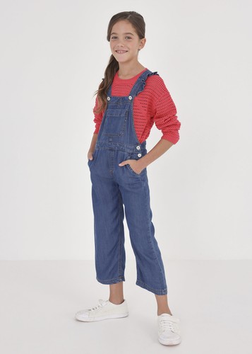 Salopette jeans ragazza - jeans,