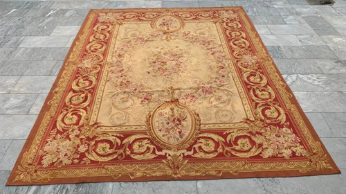 Tappeto vintage francese