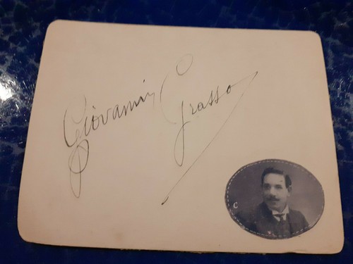 Giovanni grasso autograph - giovanni,