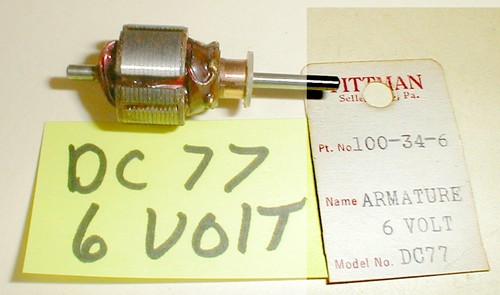 Pittman dc77 armatura volt - dc77, 6