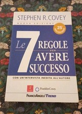 LIBRO LE 7 REGOLE PER AVERE SUCCESSO STEPHEN R.COVEY FRANCO ANGELI 25* ANN. 2023