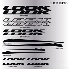 LOOK Adesivi Telaio Bici - Decalcomanie in Vinile per MTB e Bici da Strada Bici Ciclismo 