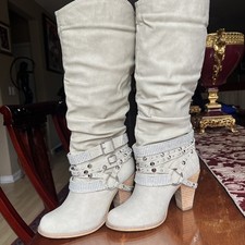 Stivali western vintage con